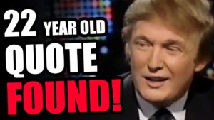 INSANE 22 Year Old Donald Trump Quote Literally Predicts The Future | Liberal Hivemind